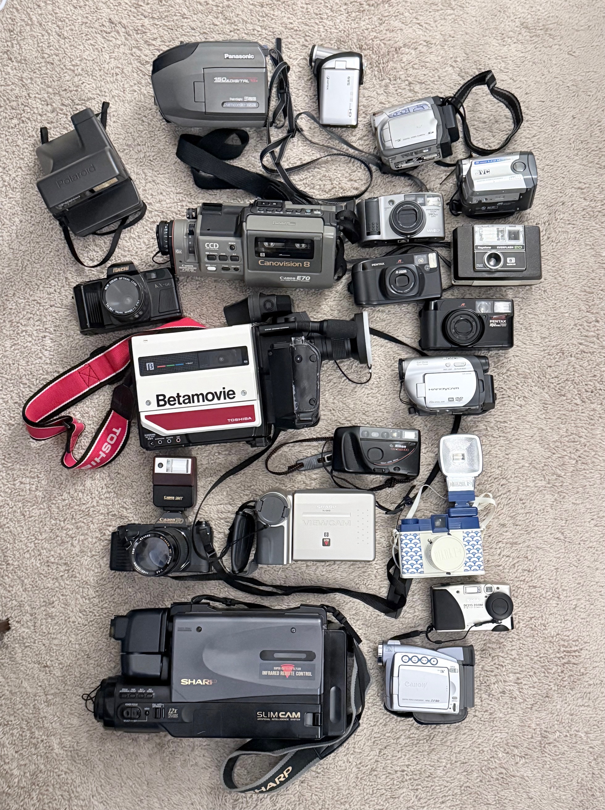 Vintage camera collection